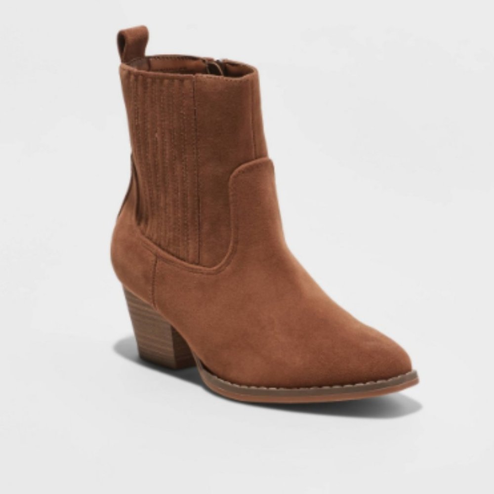 Solita Western Boots - Universal Threads - Cognac Brown